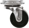 Fernsehtischlenkrolle vz. KU-Rad Ø38 mm Platte 40x40 mm, TK 25 kg, lose mit EAN
