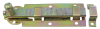 Fensterriegel gekröpft verz. 80x26 mm mit Knopf u. Schlaufe, lose mit EAN
