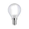 Leuchtmittel LED Fil Tropfen 470lm E14 6500K 5W matt dim