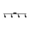 Spotlight Carolina 4x10W GU10 schwarz matt