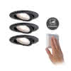 Einbauleuchte 3stepdim LED 3x6W schwarz schwenkbar