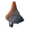 PVC-Antennendurchgang DN 100 dunkelrot für Rohre Außenmaß 22-77.5 mm