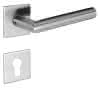 Rosetteng. Metro Slim-Klip Quadr. PZ 8mm Edelstahl matt gebürstet