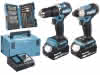 Akku-Set 18V DLX2414JX4 im MAKPAC DTD157Z + DHP487Z + DC18RC + 2x BL1830B