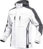 Softshell Jacke weiß/grau Gr.XL 258gr.Pongee.Membran+Fleece