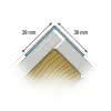 Protektor Kompositprofil WET-FLEX 100 37320 wasseraktivierbar, Rolle a 30,5m