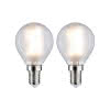 Leuchtmittel LED Fil Tropfen E14 klar 470lm 2700K 4,5W 2er Set