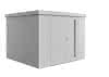 Gerätehaus Neo 3C silber-met 285x285x222 Doppeltür