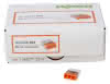 Steckklemme WAGO Profi-Pack 3-polig orange/transparent 100 Stück