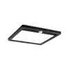 Outdoor Lamina Panel eckig PIR schwarz IP44 15W 3000K 230V