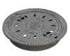 Schachtabd.BUDATOP-SN Kl.D rd.LW610 m.V. Guss. MEIPREN. MEISTEP, m.E.