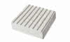 Lithonplus Bodenindikator weiß 30x30x8cm, Rippe 38mm trapezförmig