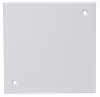 Randdeckel weiß Abzweigkasten 75x75mm 