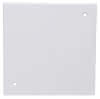 Randdeckel weiß Abzweigkasten 100x100mm 
