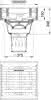 Aufsatz MEISTOP 500x500 Kl.D Pult SW36 Guss, MEIPREN, Dichtung aus EPDM,