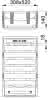 Aufsatz M-AVUS-3 308x520 Kl.D Pult m.E. Guss, SW18, MEIPREN, m.Scharnier,