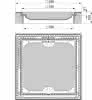Kabelschachtabd.Kl.F 700x700mm o.V.m.E. Beton-Guss, MEIPREN