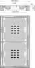Kabelschachtabd.Kl.F 700x1440mm m.V.m.E. Beton-Guss, MEIPREN, m.V. in 2Deckeln,