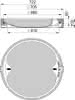Schachtabd.Kl.D rd.LW610 o.V.m.E. Guss/Beton-Guss, MEIPREN,