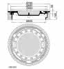 Schachtabd.Kl.F rd.LW610 o.V.m.E. Beton-Guss, MEIPREN im Deckel