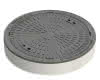 Schachtabd.Kl.B rd.LW610 o.V. Beton-Guss/Guss