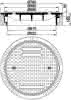 Schachtabd.Kl.D rd.LW610 o.V.m.E. Beton-Guss/Guss, WN-Hydranten-Deckel,