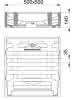 Aufsatz M-AVUS-5 500x500 Kl.F Pult SW35 Guss, MEIPREN, m.Scharnier, m.E