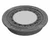 Schachtabd.SN MEILEVEL-A Kl.D rd.LW610 m.V.m.E., Guss/Be-Gu, MEIPREN, MEISTEP