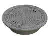 Schachtabd.MEILEVEL-K Kl.D rd.LW600 o.V. Guss, MEIPREN im Deckel, m.E.