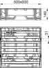 Aufsatz M-AVUS-5 500x500 Kl.D Pult SW31 Guss, MEIPREN, m.Scharnier, m.E.