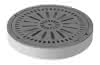 Einlaufrost BUDATOP rd.Kl.D Pult LW800 Beton-Guss/Guss, MEISTEP, m.E.