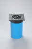 Teleskopabdeckung Guss Kl.D DN/OD315 blau, mit Rost, quadratisch