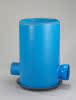 HS-Kontrollschacht DN/OD 630 Gerinne DN/OD 200, gerade, blau