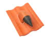 Braas  Durovent Prem. Solar-Kabeldurchf. Harzer Pfanne 10 StarMATT Granit