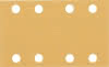 Schleifpapier Expert C470 80x133mm 10 St G 80, Klettverschluss, 8 Löcher
