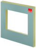 ACO Therm Block Montagepl. 123x140x10 mit Fensteraussparung 96x71 #315845