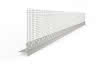 PVC-Tropfkantenprofil (BK 2106/250) mit Gewebe + gelocht 2.500 mm