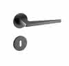 Ronco Rosettengarnitur BB 8mm Zamak Titanium Rosetten rund