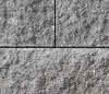 RINN Gala Mauer 1/2 - Endstein Rustica grau-anthr. 20x20x15 cm #008365