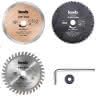 Sägeblatt-Set für Mini-Handkreissäge Ø 89 mm 5tlg.