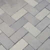 Pflasterziegel HET 18/16 200x100x52 Lotis, grau nuaciert, mit Fase