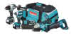 Akku-Kombo-Kit 18V DDF486+DTD153+DGA504+ DJR187, 5,0Ah, 2 Akkus & Ladege. +Tasche