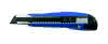 Cutter PVC m. 2 Abbrechkl. 18mm blau Metallf.
