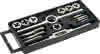 Gewindeschneidsatz 16-tlg. M3-M12 Ws Pvc-Box