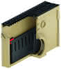 ACO Self Euroline 2.0 Einlaufkasten 0,5m B118mm, T300mm, mit Gussrost schwarz
