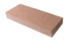 Lithonplus Blockstufe 100x35x15 cm braun, unarmiert liegend