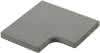 KANN VIOS-POOLumrandung feingestrahlt Innenecke 45x30/30x4 cm grau
