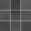 Feinsteinzeug 10x10x1cm black R10B rekt. Unio-Cer Extra #DAR12725