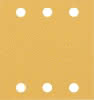 EXPERT C470 Schleifpapier 115x107mm 10 St. G 80, Klett, 6 Löcher