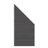 System Platinum Zaun-Anschluss-Set 89x180cm anthrazit